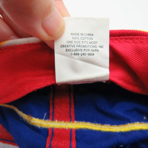 NAPA Racing Hat Patriotic Cap Auto Parts Race Car Number 15 Waltrip Stars - Picture 8 of 9